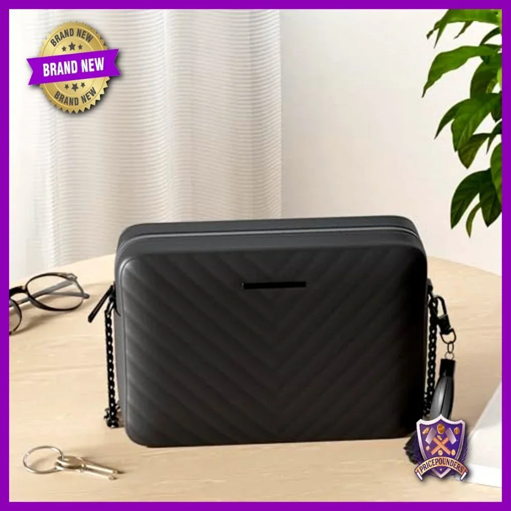 Synthetic Crossbody Bag Versatile Shoulder Wear Chic Minimal Functional Compact - Picture 3 of 7